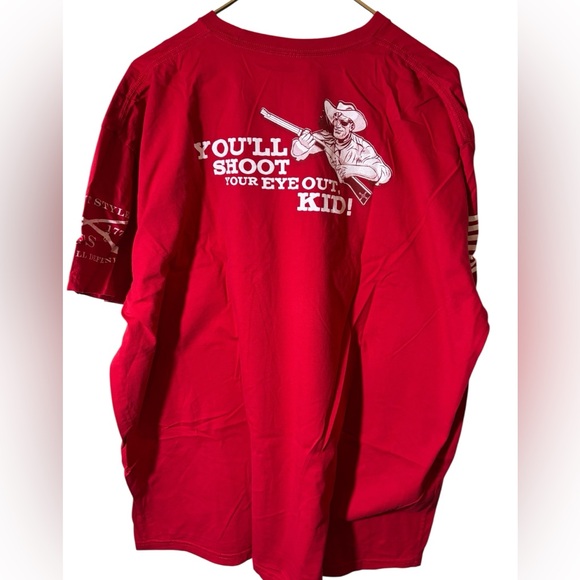 Grunt Style Red Patriotic Graphic Tee - Picture 3 of 3
